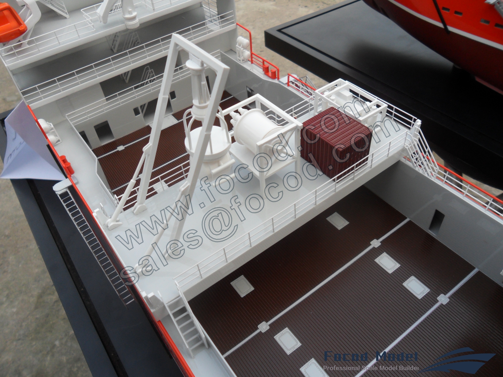 custom made model of ULSTEIN PX121H Platform Supply Vessel (83.4m)